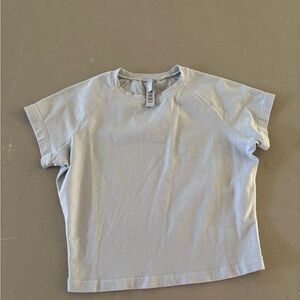 SKIMS Light Blue Crop Top